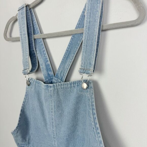 ALTAR’D STATE | NEW Blue Jean Denim Jumper Overall Dress Women’s Size Small - Picture 3 of 10